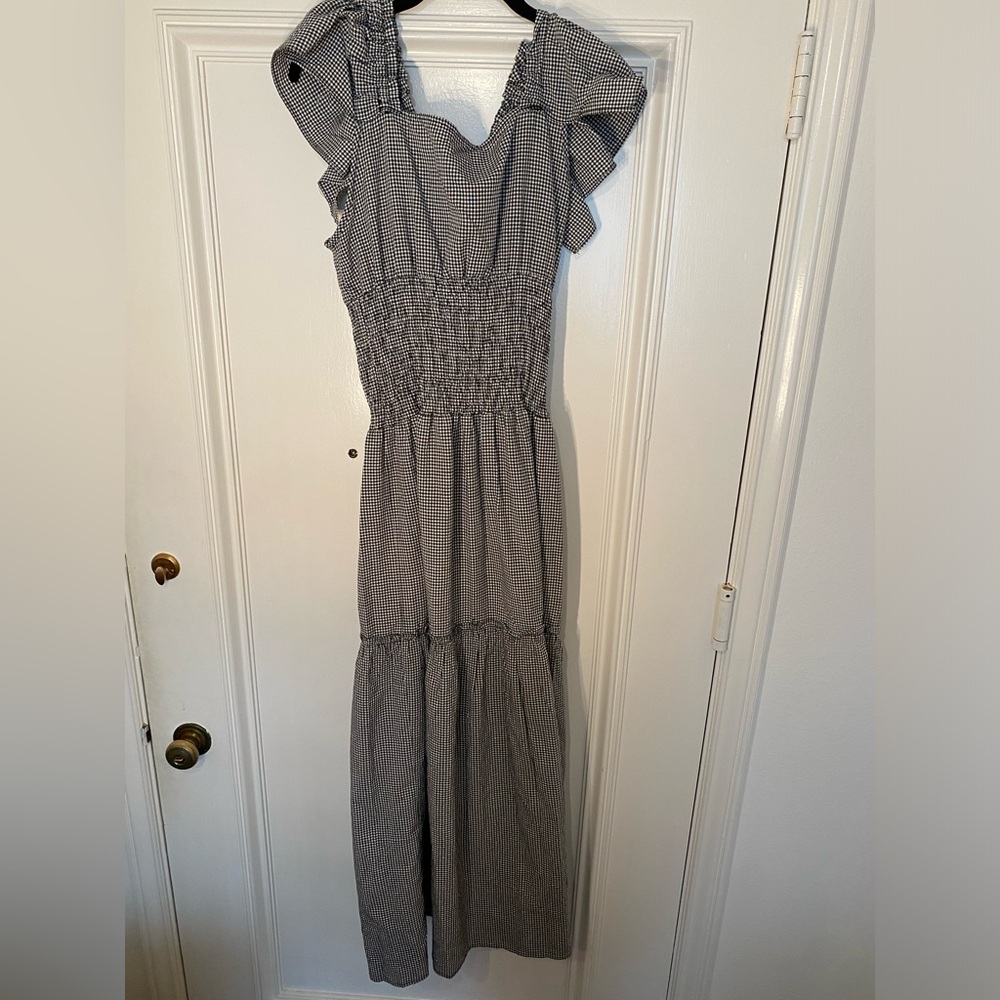 Plaid maxi dress